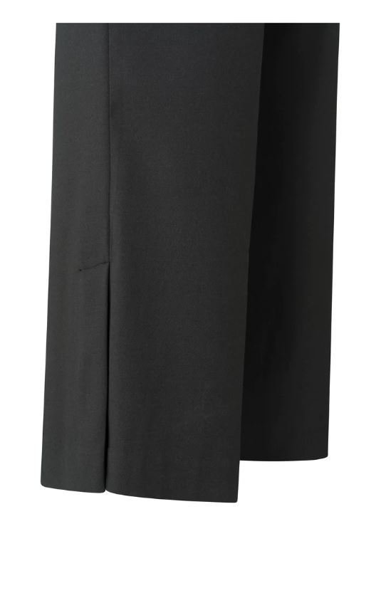 Wide leg trousers with slits