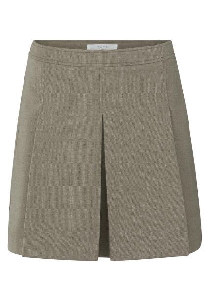 Mini skirt from soft twill