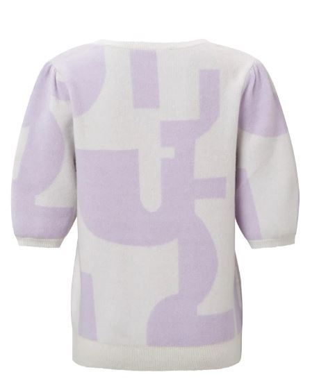 Crewneck sweater with hlaf sleeves