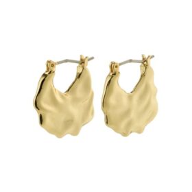 Flow Recyceld hoops gold -pleated
