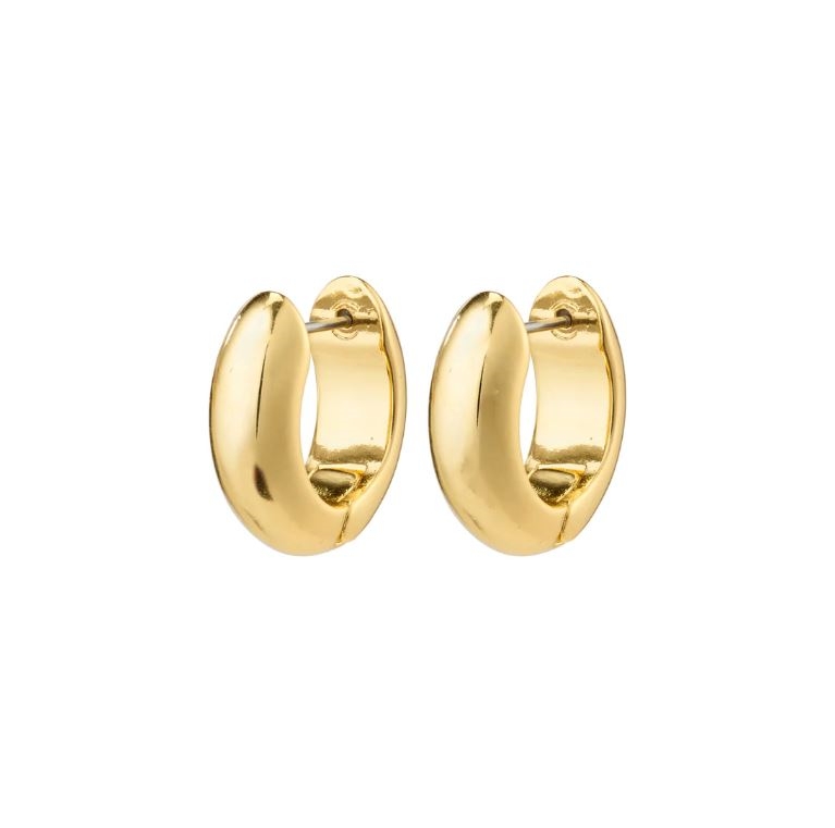 Mine chunky huggie hoops