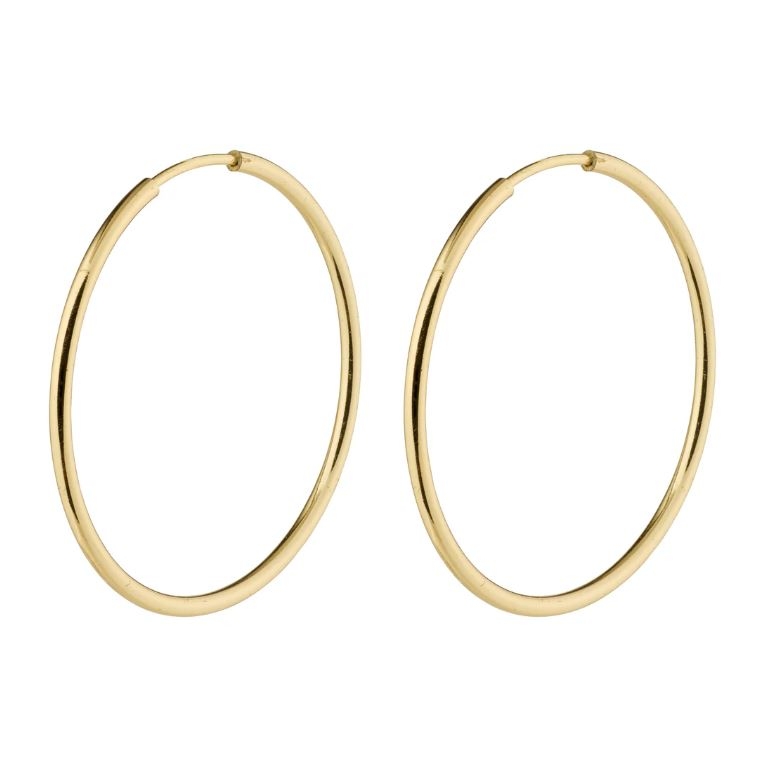 Sanne medium hoop earrings