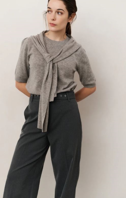 Woven Wide Leg Trousers