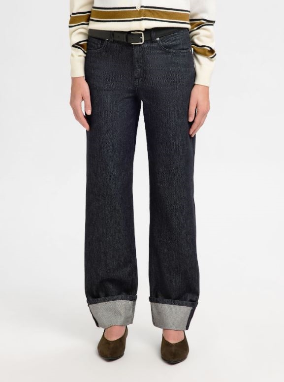 Straight Lyra-Bora MW Fold Up Jeans