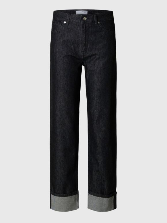 Straight Lyra-Bora MW Fold Up Jeans