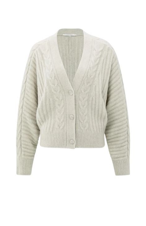 Soft Knit CardiganWith Cables