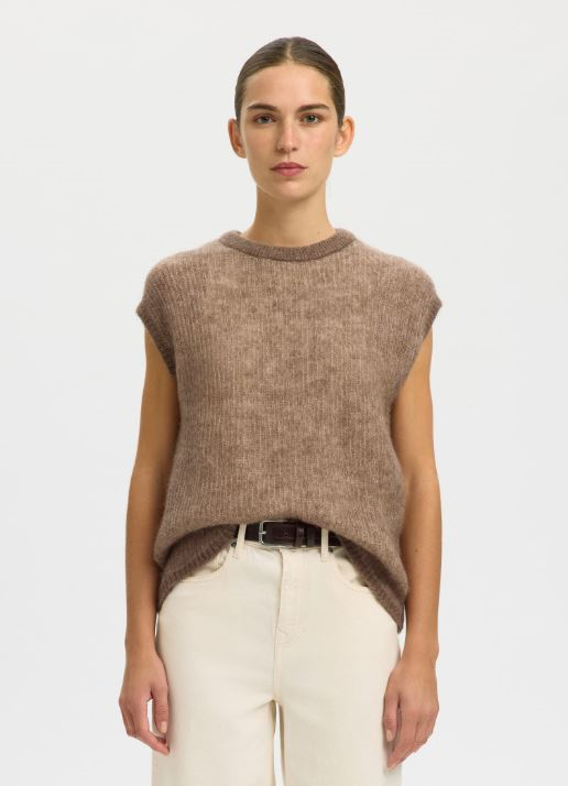 Lulu loose sl knit o-neck