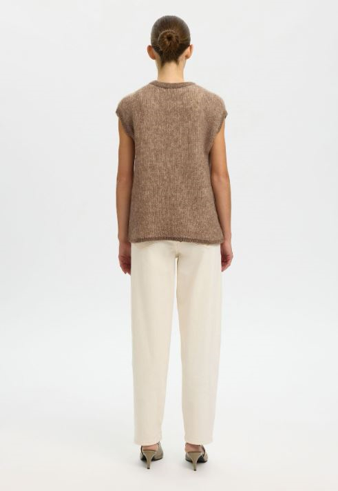 Lulu loose sl knit o-neck