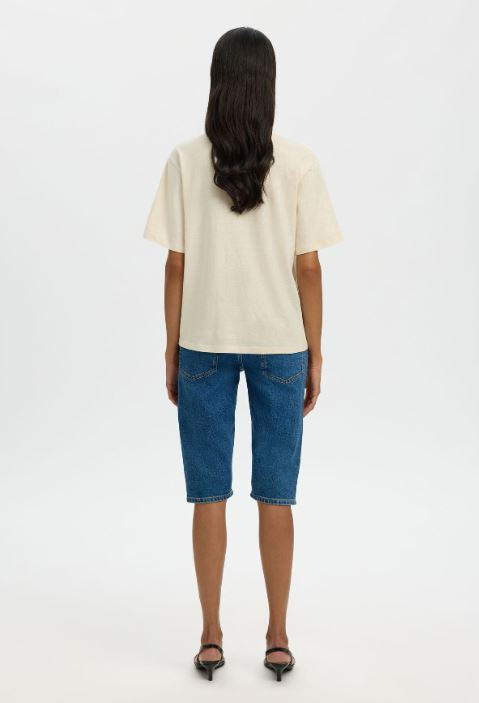 Ada ss linen blend tee NOOS