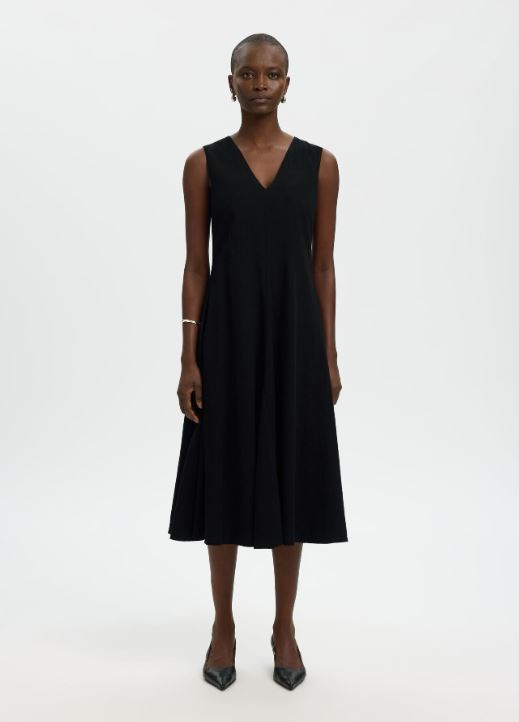 Luisa regular sl linen blend dress