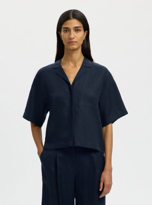 Lyra 2/4 boxy linen blend