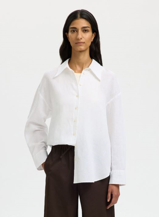Cleo Oversize Linen Blend Shirt