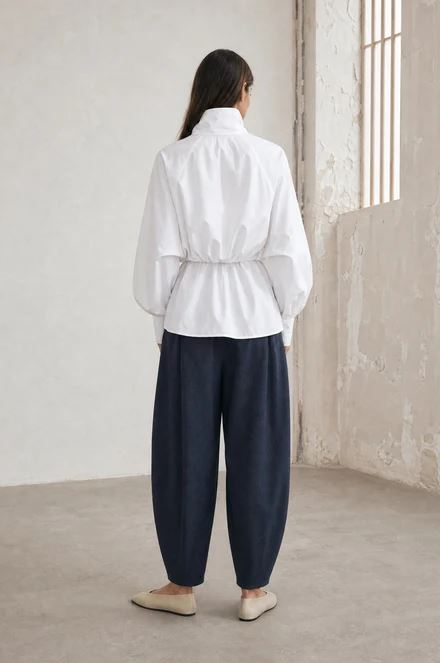 Bree cotton poplin blouse